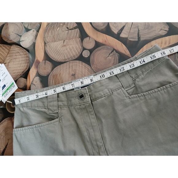 Buzz Off Insect Shield Repellent Apparel Exofficio Khaki Canvas Capri Pants 10 - Picture 6 of 13